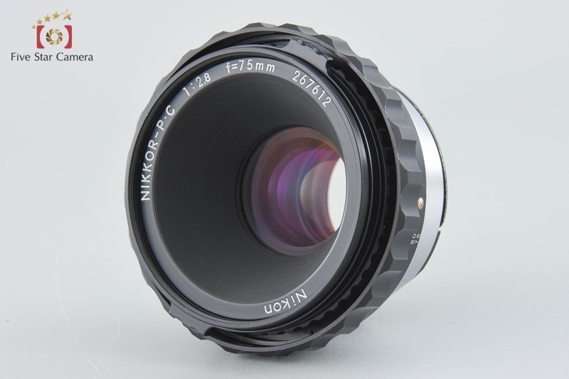 【C6977】BRONICA EC + NIKKOR-P C 75mm 2.8 Nikon NIKKOR-P.C 75mm f/2.8 for Zenza Bronica EC S2 S2A