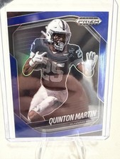 2025 Panini Prizm Black Quinton Martin /199 Prizm Blue Penn State RB