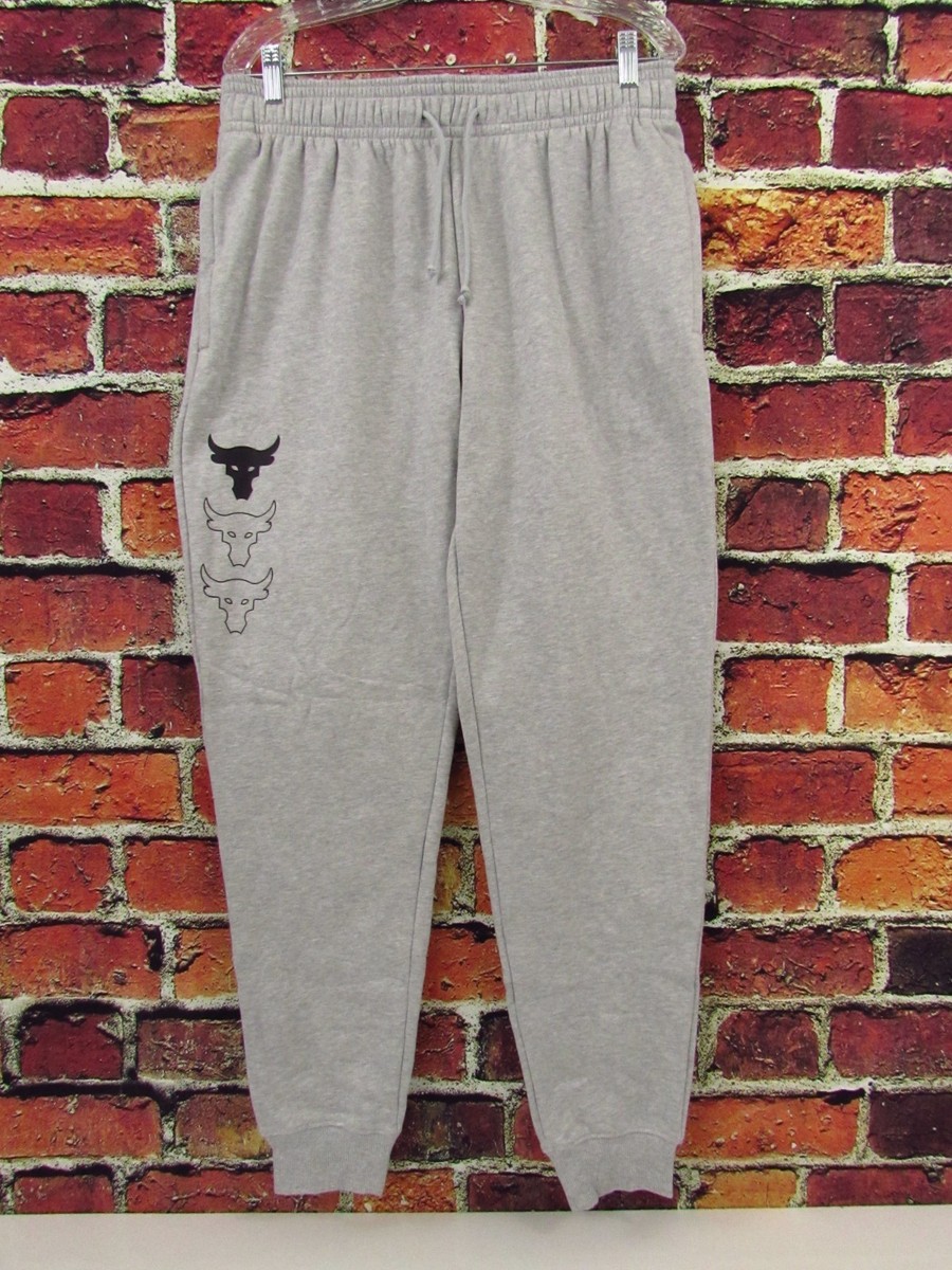 Under Armour Project Rock Rival Fleece Joggers Mens Size XL