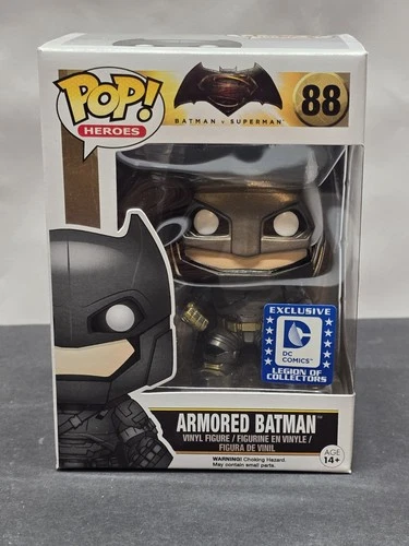 Funko Pop Armored Batman 88 Batman v Superman DC Legion Collectors Used