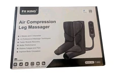 Fit King Air Compression Leg Massager Model FT-009A Pre-Owned Complete in Box
