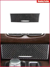 Central Control Socket Cover Trim Panel Carbon Fiber For Chrysler 300 2015-17