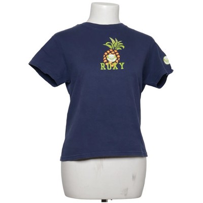 Quiksilver Roxy, T-shirt, Größe: L, Blau, Baumwolle, Print, Damen #ilV