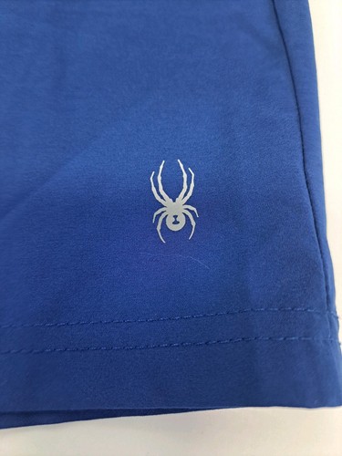 NWT Spyder Mens Active Stretch Zipp Pockets Blue ProW=B Shorts Blue XL #6719 - Picture 8 of 10