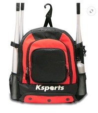 Ksport Baseball Backpack Red
