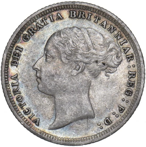 1887 Victoria Sixpence — photo from the most recent tracked eBay sale