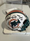 Dan Marino Autographed Mini Helmet Miami Dolphins Fanatics COA  HOF Inscription