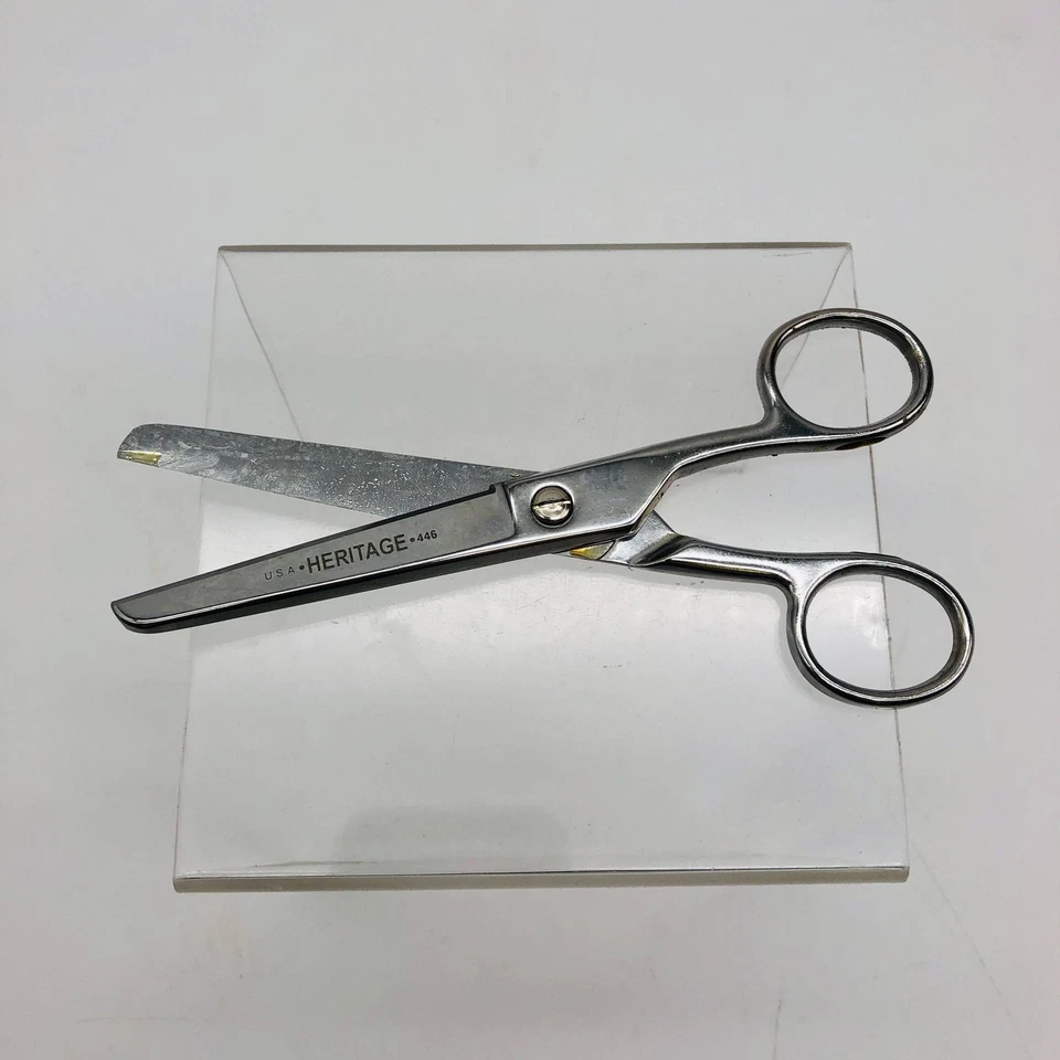 Klein Tools 446HC Scissors Safety Scissors Cutting 6-Inch Made in USA Heritage - Image 3 of 4