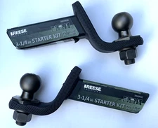 Reese Towpower 70925RAK Tactical Trailer Hitch Starter Ball Mount Kit (2 PACK)