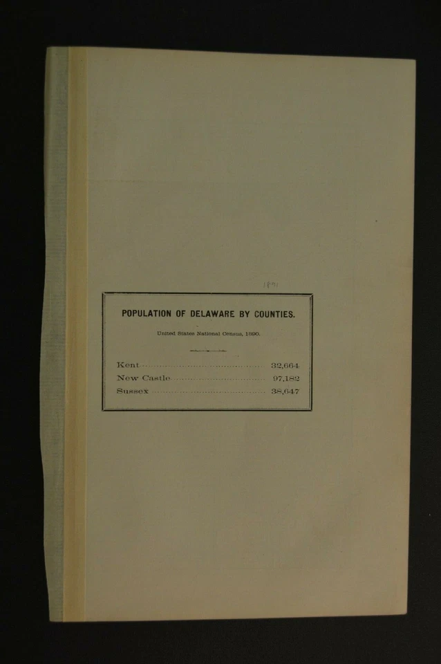 MAPA ANTIGUO COLORIDO DE MARYLAND Y DELAWARE, recuadro del Distrito de Columbia Foto 4 de 4