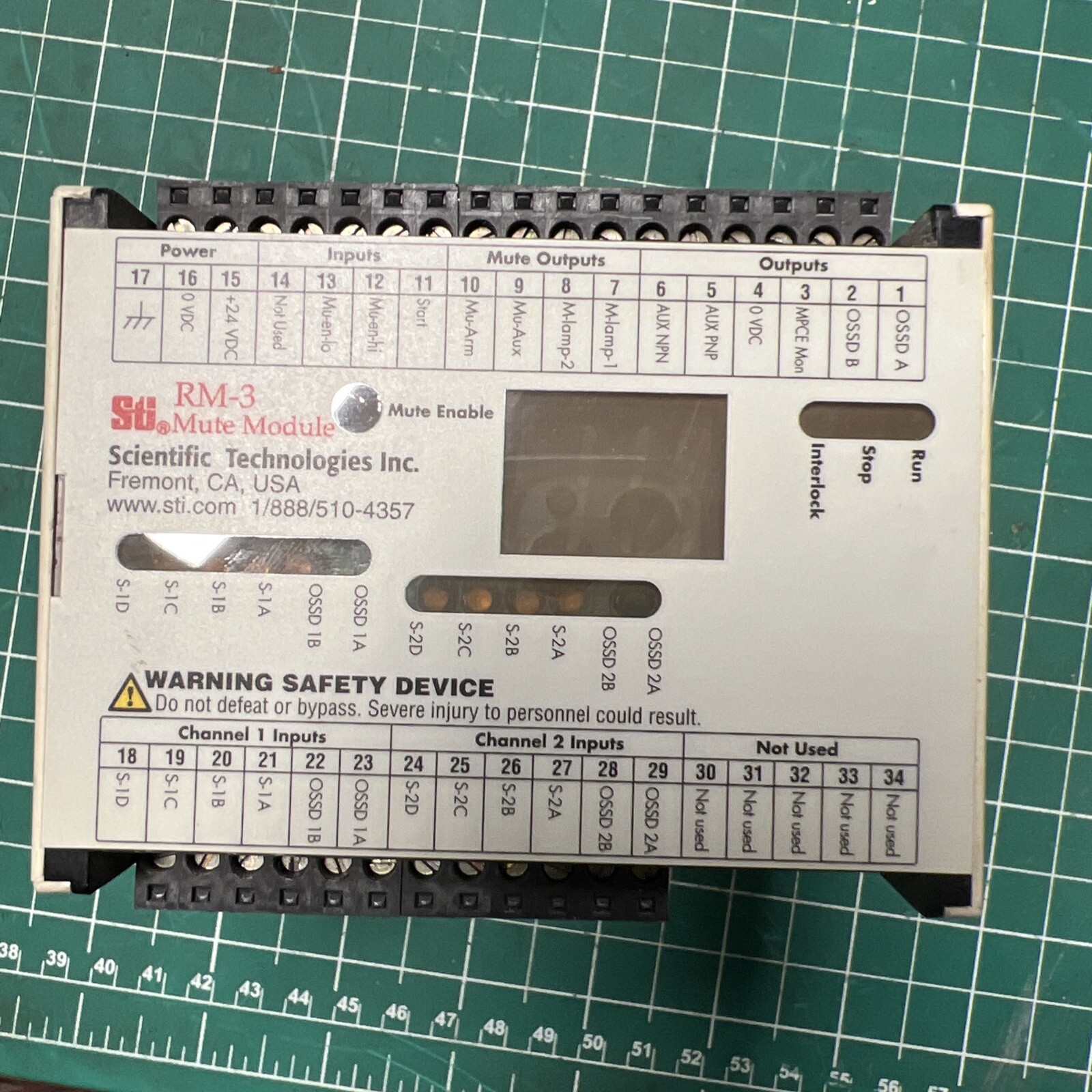 STI 43983-0010 Scientific Technologies RM-3 Mute Module