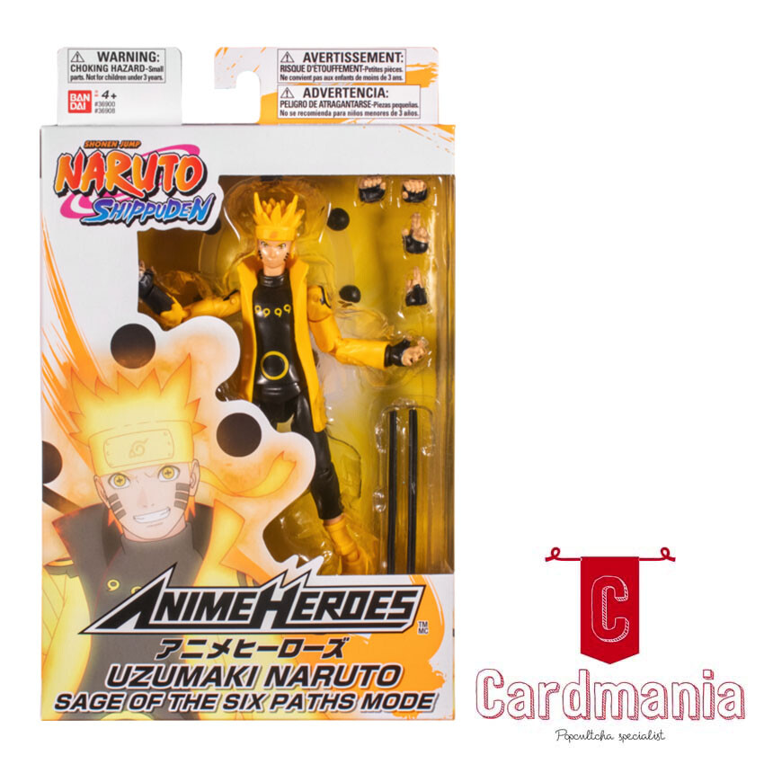 Naruto Uzumaki Six Paths Sage Mode 6.5” Action Figure | New
