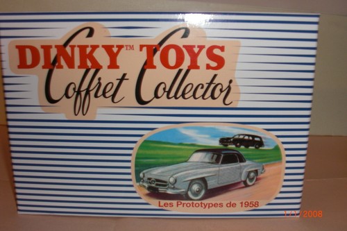 Coffret DINKY TOYS Atlas – Prototypes 1958 (Réf 24 FH) – Peugeot & Mercedes 1/43