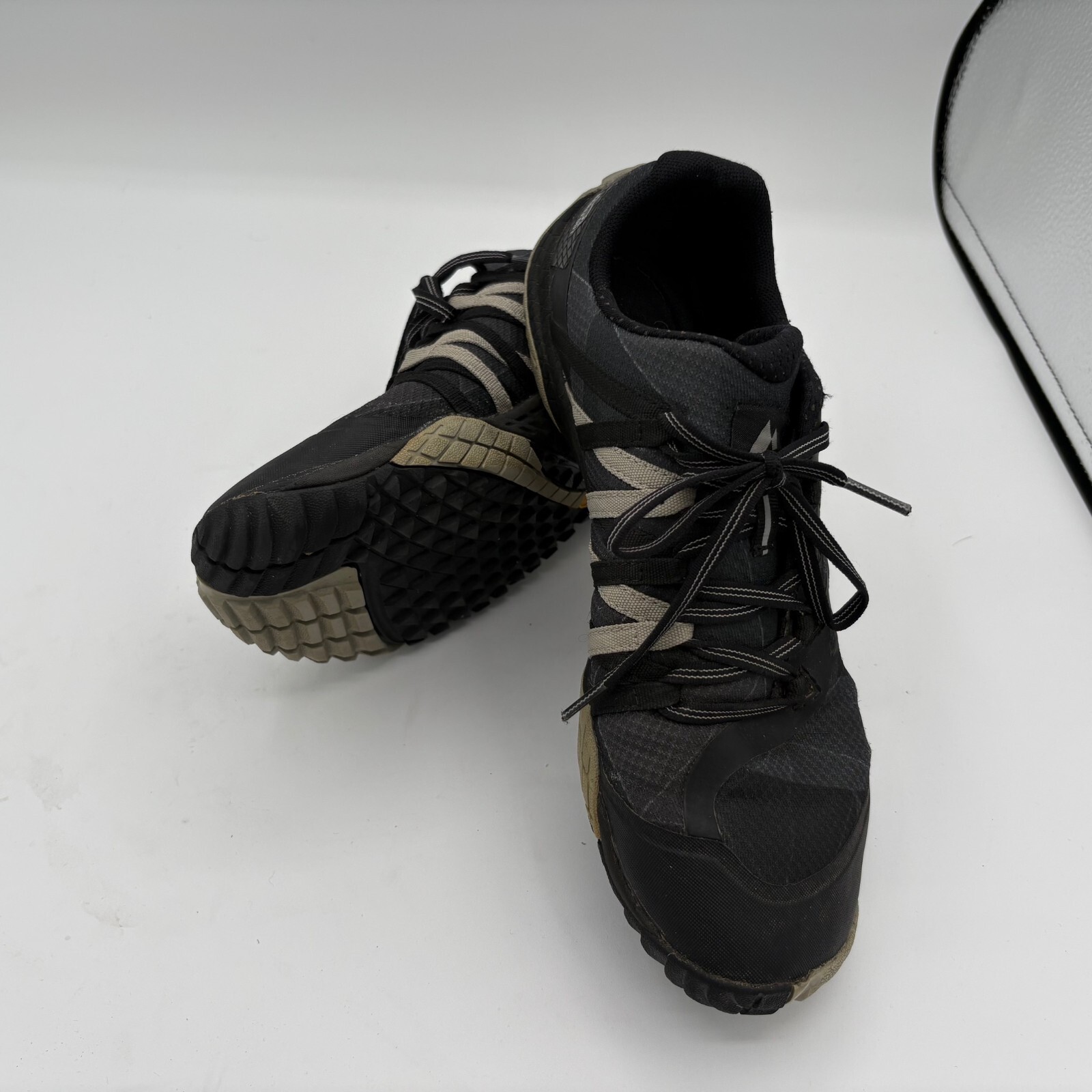 Merrell Trail Glove Wm3 Barefoot Running Shoes Size Black Gray