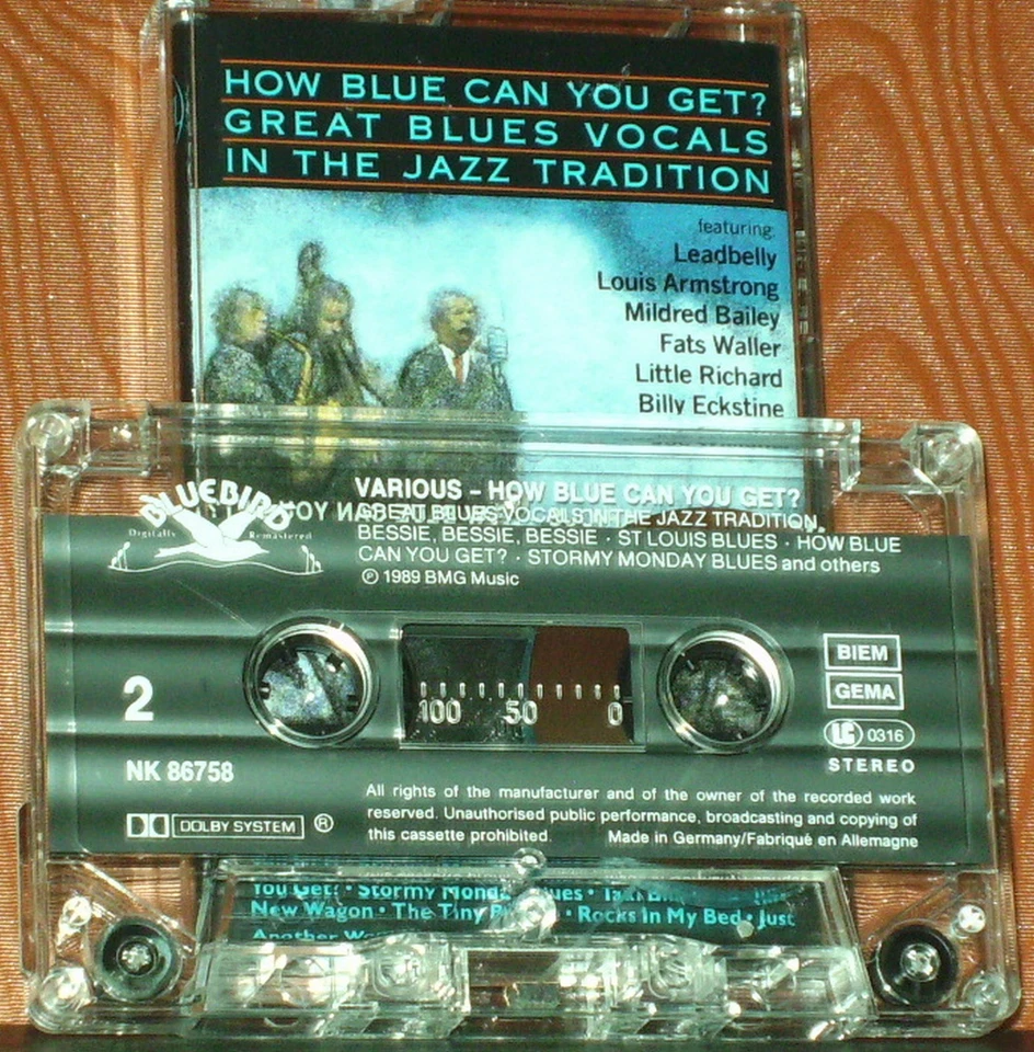 Various How Blue Can You Get? Great Blues Vocals In The Jazz Trad CASSETTE ALBUM - Image 3 of 4