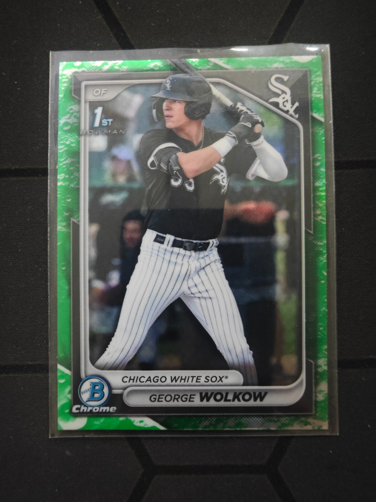2024 Bowman Chrome Baseball Lunar Glow 1st RC George Wolkow