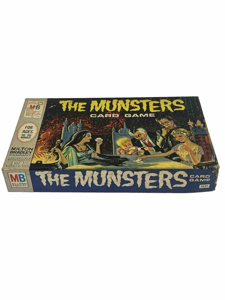 1964 The Munsters Juego de Cartas Milton Bradley Raro Scared Blonde Boy Versión RARO Foto 2 de 4