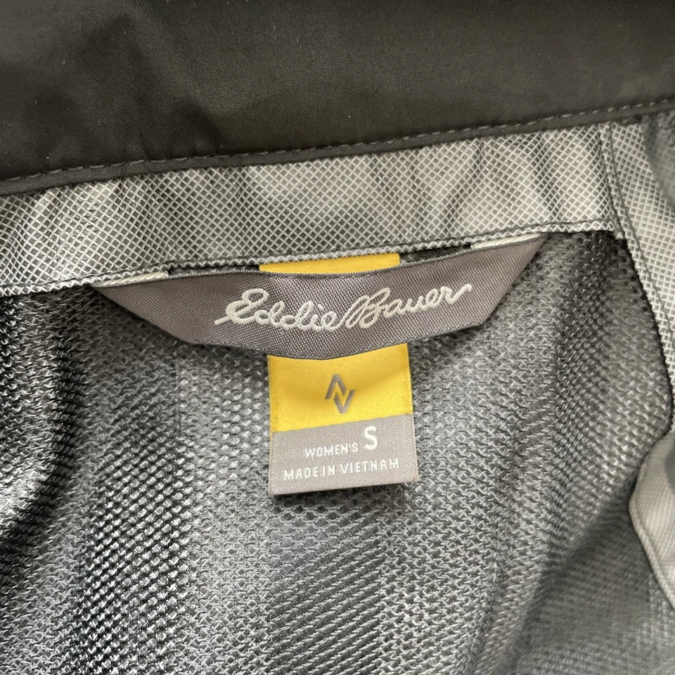 Chaqueta cortavientos Eddie Bauer Travex Storm para mujer pequeña borde climático ventilado lluvia Foto 3 de 4