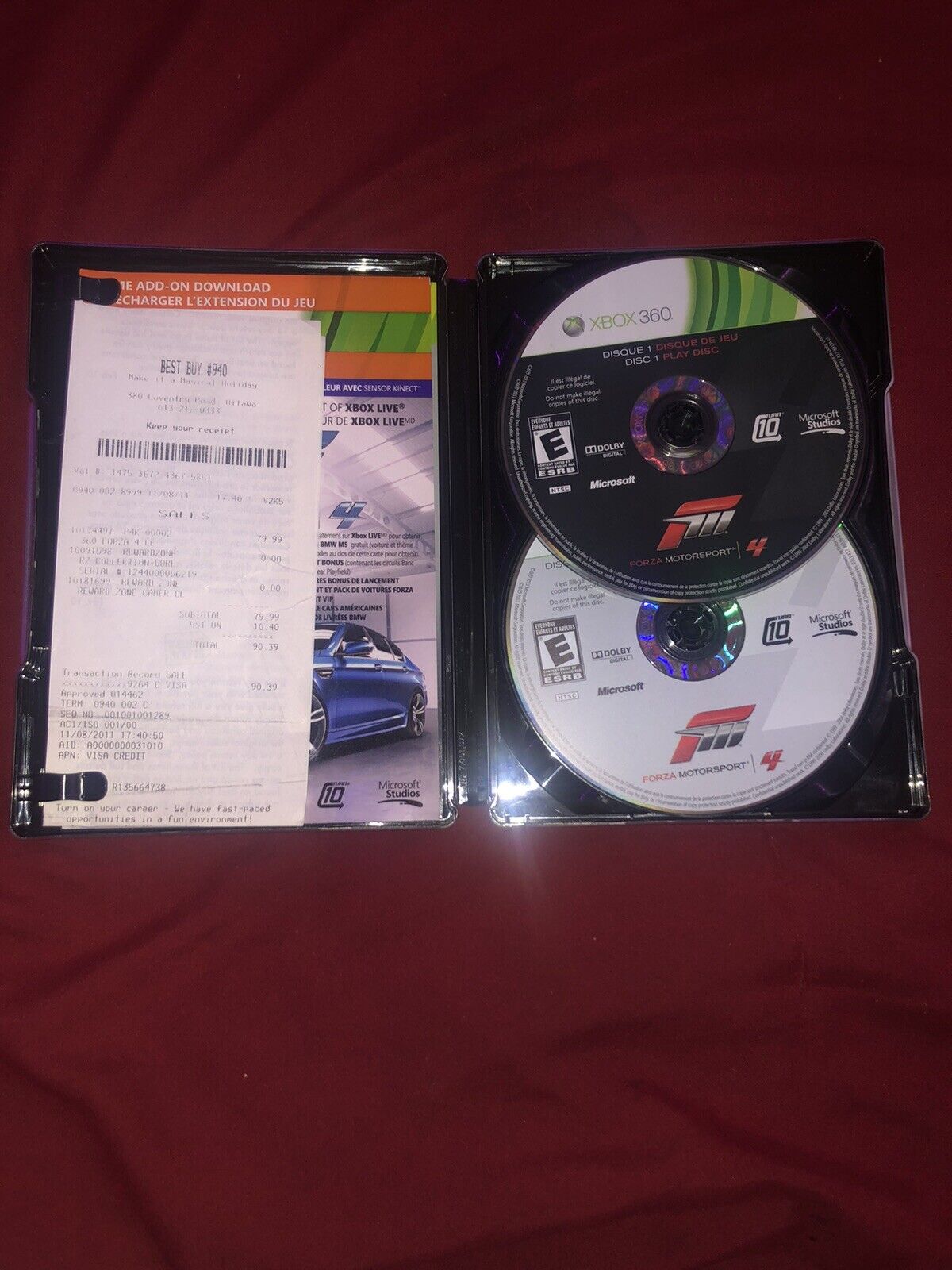 Forza Motorsport 4 Limited Collector's Edition in Original 