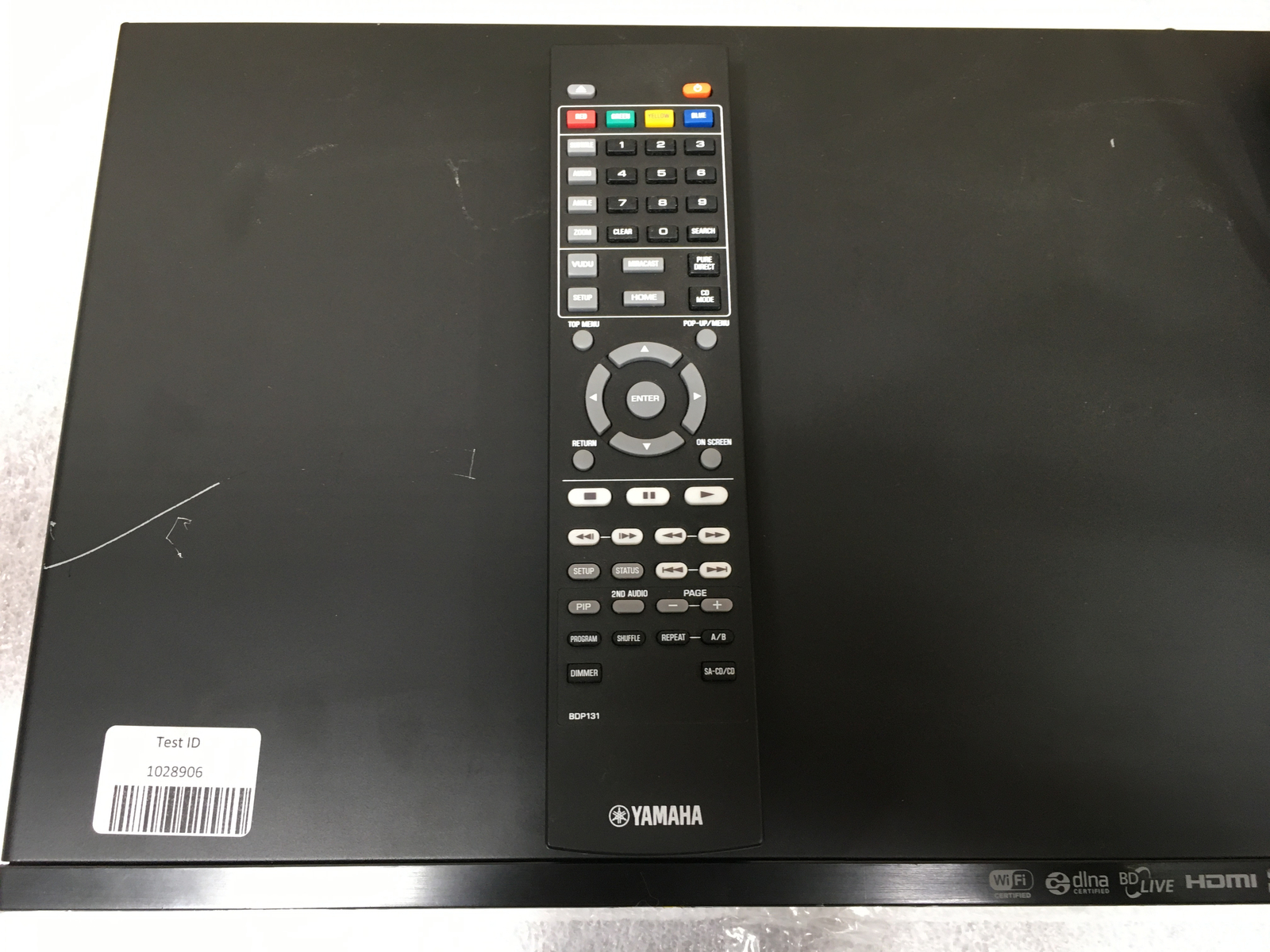 Yamaha BDS677 BluRay Disc Player Black HDMI DIVX Super Audio Remote