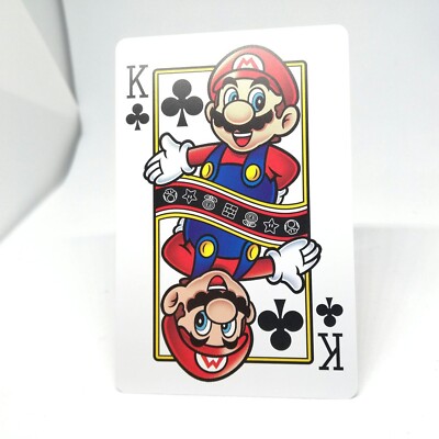 MARIO clover king Super Mario Bros World playing CARD trump CLUB