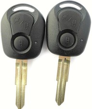 2x Auto Funk Schlüssel Gehäuse  2 Tasten für Ssangyong Actyon Kyron Rexton SSY3