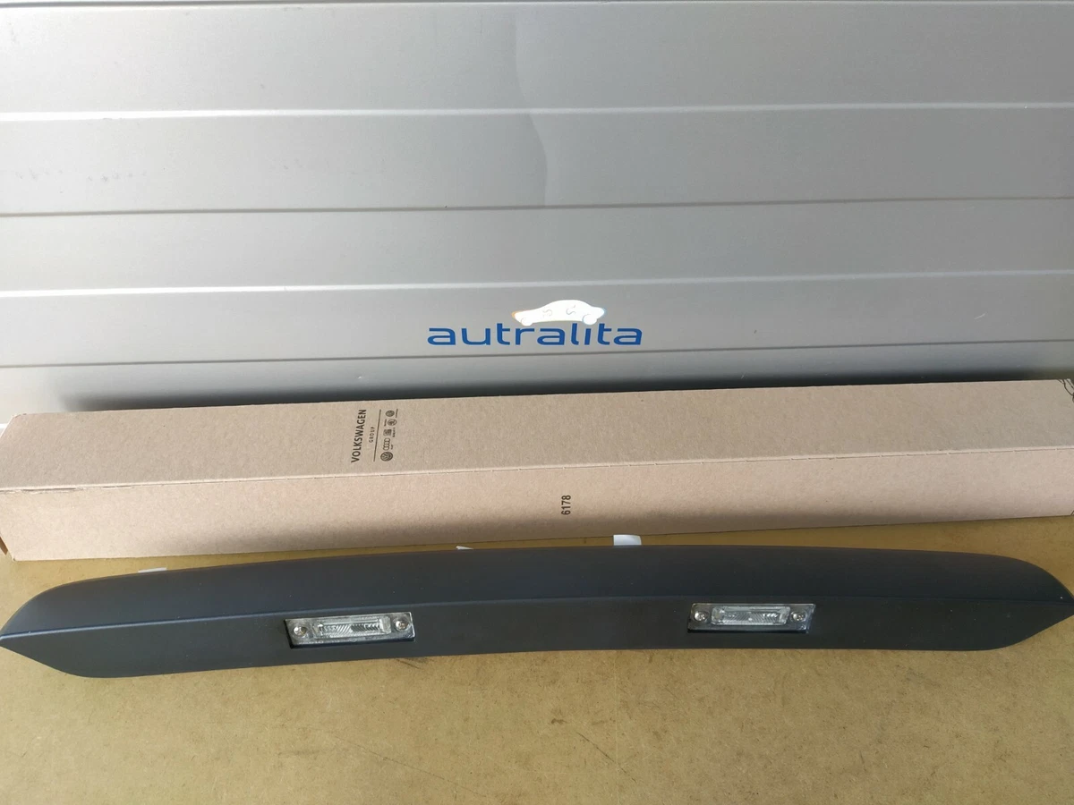 NEW Genuine OEM VW CADDY GRIP MOLDING, LICENSE PLATE LIGHT  