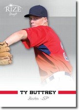 25-Count Lot TY BUTTREY 2012 Rize Rookies Inaugural Edition RCs