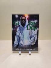 2025 Topps Series 1 Celebration - Jazz Chisholm Jr Gameday Drip Green #'d/99