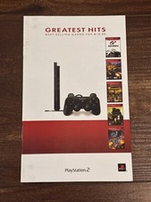 Greatest Hits Insert PS2 Playstation 2 Instruction Manual Only