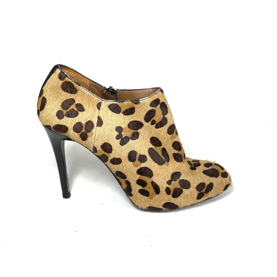 Botines Zara Mujer Colección Crucero Estampado Leopardo Pelo de Becerro Talla 40 Foto 3 de 4