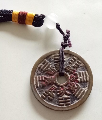 Collect Chinese Old Dynasty FengShui Bronze Coin " 山鬼 " Pendant - Picture 5 of 7