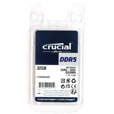 Crucial DDR5 5600 SODIMM 32GBx1枚キット image.png