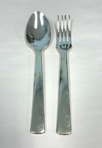 Christofle Urban Silverplate France Group of Fork and Soup Spoon