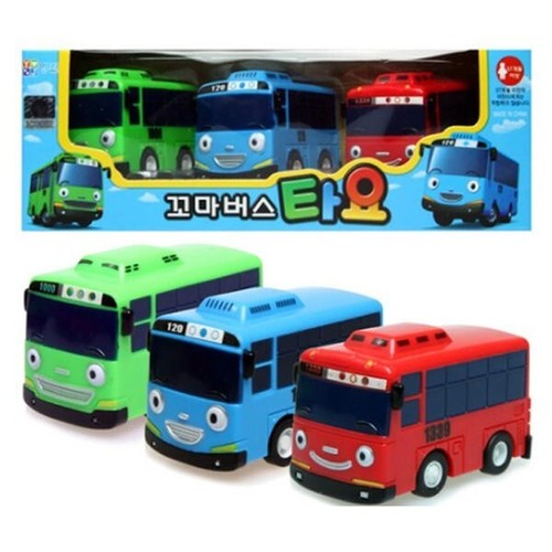 Tayo Mini Car 3-piece Set A Type - Picture 1 of 2