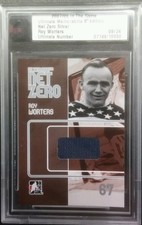 ROY WORTERS GAME USED GU NY AMERICANS JERSEY 07-08 ITG ULTIMATE MEM NET ZERO SP