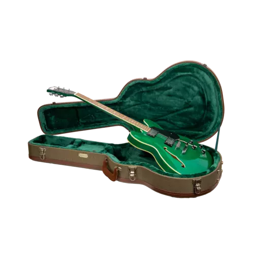 Crossrock Master Series-Wood 335 Style 6-string Semi-Hollow Electric Guitar Case