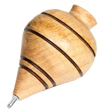 Mesquite Wooden Spinner | Trompo de Madera Wood Spinning  Artesanal