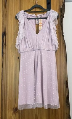 gianni bini purple dress