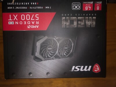 MSI AMD Radeon RX 5700 XT Gddr6 Graphic Card - 8gb Works Great for