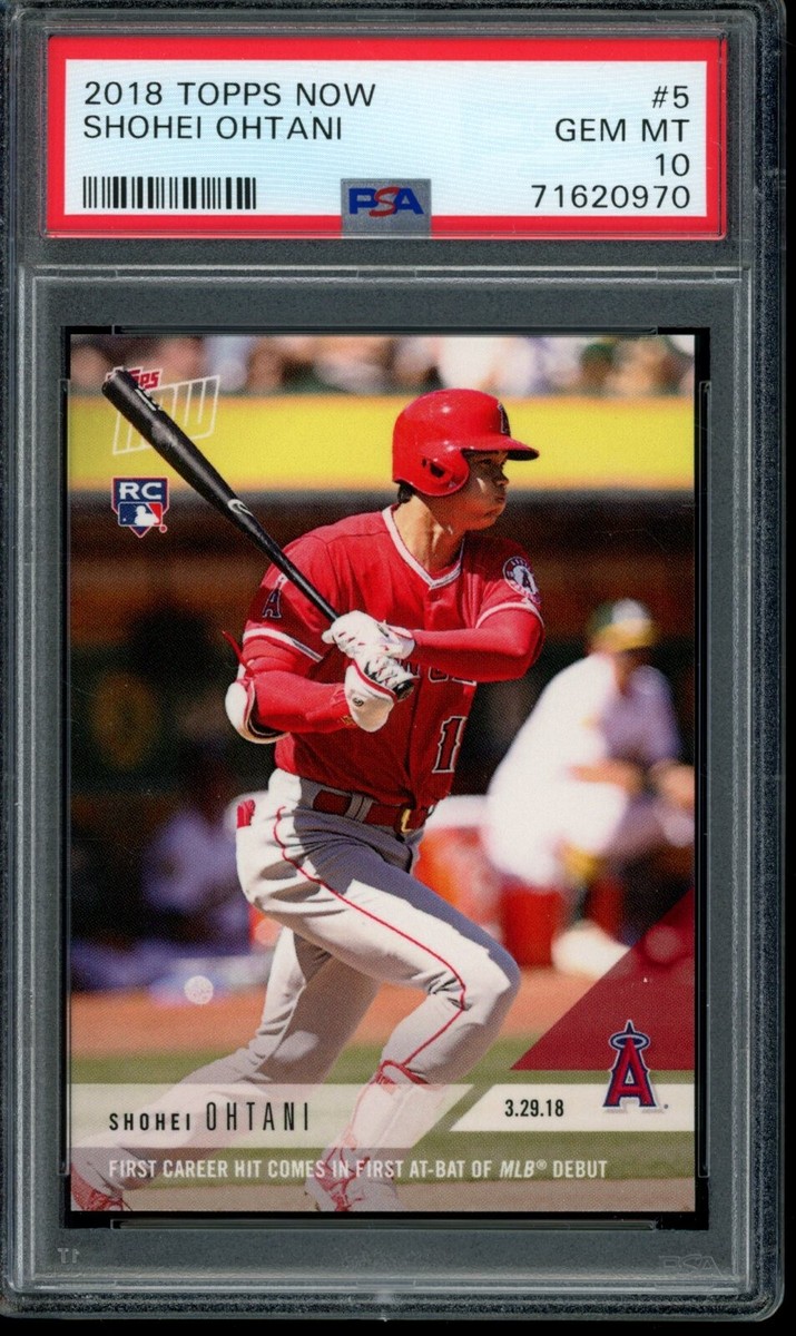 PSA10! Shohei Ohtani 2018 Topps Now #502 トラウト プホルス PSA10! Shohei Ohtani 2018 Topps Now #502 トラウト プホルス