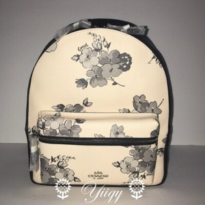 coach floral backpack