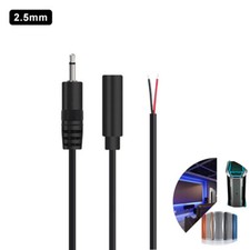 25cm Stereo Audio Cable wire Charger Line 2pin 2.5mm mono Male female connector