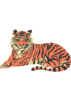 Sticker Tiger Aufkleber
