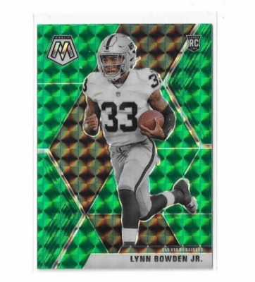 シェーンボーデン 2020 Panini Mosaic Green Prizm RC #229 Lynn Bowden Jr. Las Vegas