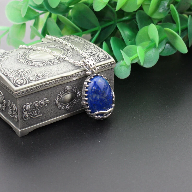 Collar de plata Daylight Nature Lapislázuli S925 The Vampire Diaries Katherine Pierce  Foto 4 de 4
