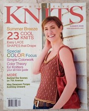 Interweave Knits Summer 2008 Vol XIII Number 2 Knitting Pattern Diagram Chart