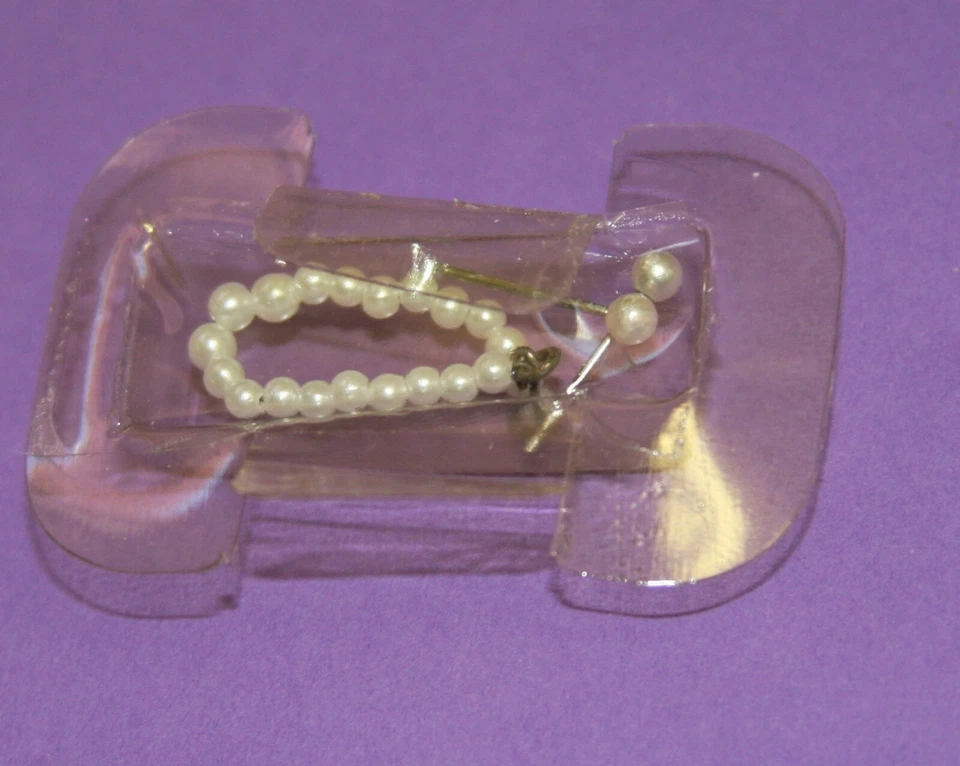 PENDIENTES Y COLLAR PERLA Vintage Barbie Desfile de Pascua #971 Repro EXCELENTE Foto 4 de 4