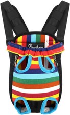 Pawaboo Pet Carrier Backpack, Adjustable Pet Front Cat Dog Carrier Backpack Trav