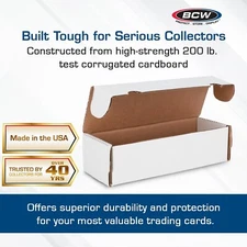 X4 BCW 550 Count Trading Game/Sports Cards Storage Boxes Durable Cardboard DEAL